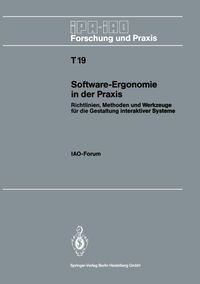 Buch Cover Software-Ergonomie in der Praxis