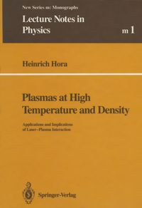 Buch Cover Plasmas at High Temperature and Density