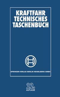 Buch Cover Kraftfahr Technisches Taschenbuch