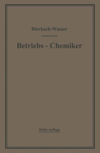Buch Cover Der Betriebs-Chemiker