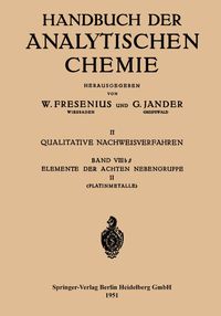 Buch Cover Elemente der Achten Nebengruppe