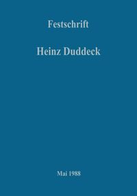 Buch Cover Festschrift
