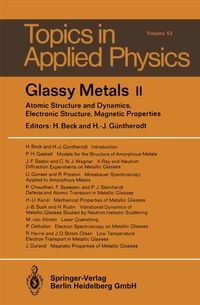 Buch Cover Glassy Metals II