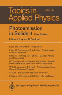 Buch Cover Photoemission in Solids II