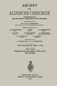 Buch Cover Pfortader-Leberkreislauf, Stoffwechsel und Kollaps