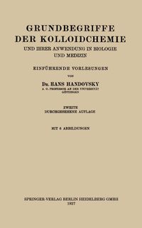 Buch Cover Grundbegriffe der Kolloidchemie