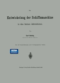Buch Cover Die Entwickelung der Schiffsmaschine in den letzten Jahrzehnten