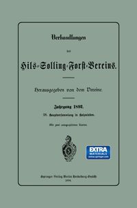 Buch Cover Verhandlungen des Hils-Solling-Forst-Vereins