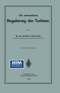 Buch Cover Die automatische Regulierung der Turbinen
