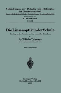 Buch Cover Die Linsenoptik in der Schule