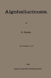 Buch Cover Algohallucinosis