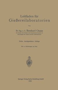 Buch Cover Leitfaden für Gießereilaboratorien