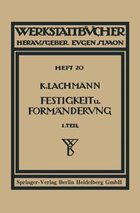 Buch Cover Festigkeit und Formänderung