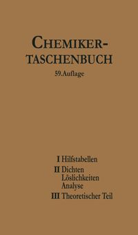 Buch Cover Chemiker-Taschenbuch