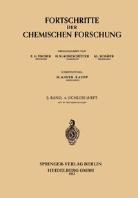 Buch Cover Fortschritte der Chemischen Forschung