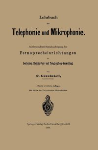 Buch Cover Lehrbuch der Telephonie und Mikrophonie