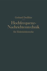 Buch Cover Hochfrequenz-Nachrichtentechnik für Elektrizitätswerke