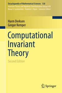 Buch Cover Computational Invariant Theory