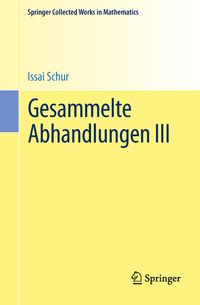 Buch Cover Gesammelte Abhandlungen III