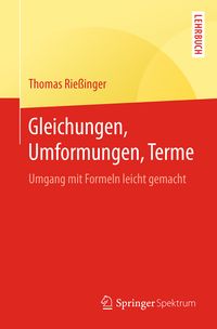 Buch Cover Gleichungen, Umformungen, Terme
