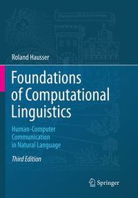 Buch Cover Foundations of Computational Linguistics