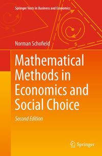 Buch Cover Mathematical Methods in Economics and Social Choice