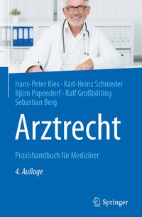 Buch Cover Arztrecht