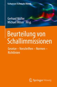 Buch Cover Beurteilung von Schallimmissionen