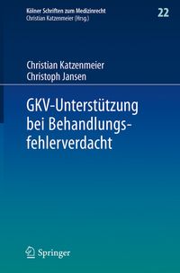 Buch Cover GKV-Unterstützung bei Behandlungsfehlerverdacht