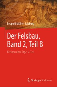 Buch Cover Der Felsbau, Band 2, Teil B