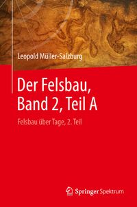 Buch Cover Der Felsbau, Band 2, Teil A