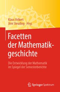 Buch Cover Facetten der Mathematikgeschichte
