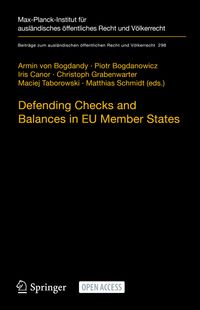 Buch Cover Defending Checks and Balances in EU Member States