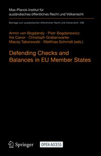 Buch Cover Defending Checks and Balances in EU Member States