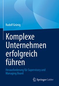 Buch Cover Komplexe Unternehmen erfolgreich führen