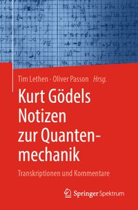 Buch Cover Kurt Gödels Notizen zur Quantenmechanik