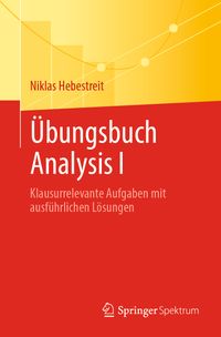 Buch Cover Übungsbuch Analysis I