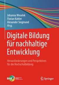 Buch Cover Digitale Bildung für nachhaltige Entwicklung
