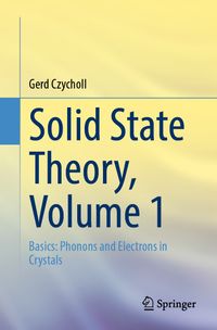 Buch Cover Solid State Theory, Volume 1