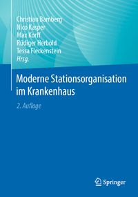Buch Cover Moderne Stationsorganisation im Krankenhaus
