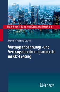 Buch Cover Vertragsanbahnungs- und Vertragsabrechnungsmodelle im Kfz-Leasing