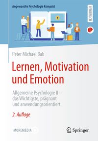 Buch Cover Lernen, Motivation und Emotion
