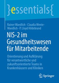 Buch Cover NIS-2 im Gesundheitswesen für Mitarbeitende