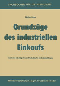 Buch Cover Grundzüge des industriellen Einkaufs