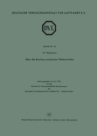 Buch Cover Über die Beulung anisotroper Plattenstreifen