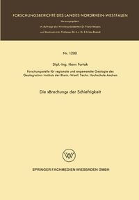 Buch Cover Die »Brechung« der Schiefrigkeit