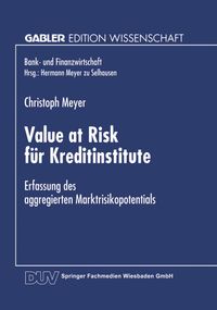Buch Cover Value at Risk für Kreditinstitute