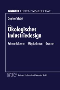 Buch Cover Ökologisches Industriedesign