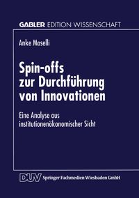 Buch Cover Spin-offs zur Durchführung von Innovationen