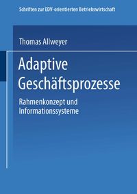 Buch Cover Adaptive Geschäftsprozesse